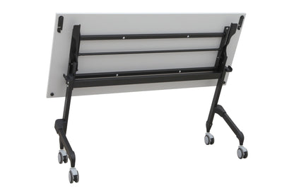 Flip-Top Training Table – Folding Desk with Locking Wheels | Multiple Top & Frame Colors