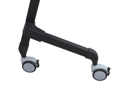 Flip-Top Training Table – Folding Desk with Locking Wheels | Multiple Top & Frame Colors