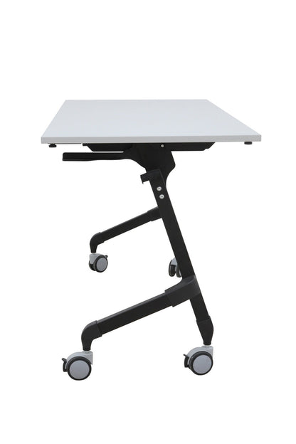 Flip-Top Training Table – Folding Desk with Locking Wheels | Multiple Top & Frame Colors