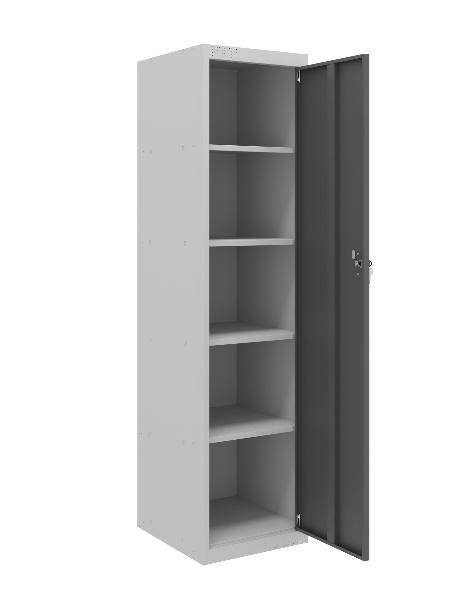 Flat-Packed Metal Storage Cabinet – Lockable, Adjustable Shelves - KDS Series