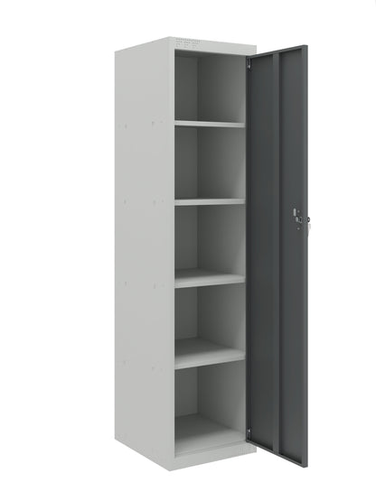 Flat-Packed Metal Storage Cabinet – Lockable, Adjustable Shelves - KDS Series