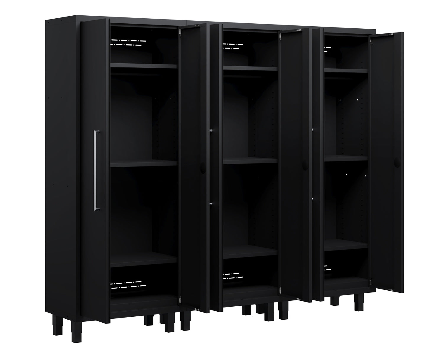 Core Plus Series 3pc Cabinet set with 36" Lockers