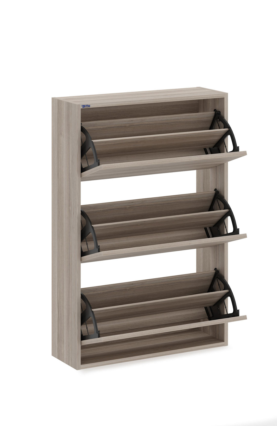 3-Tier Wooden Shoe Cabinet