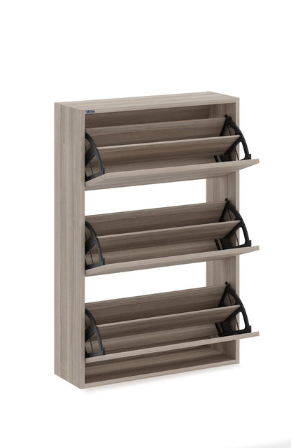 3-Tier Wooden Shoe Cabinet