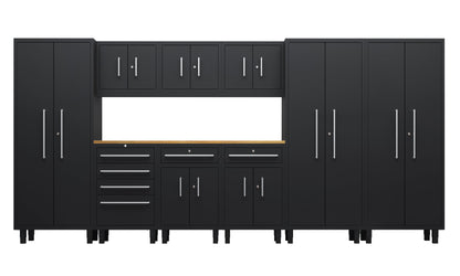 Core Plus Series 10pc Cabinet Set with Base, Split, Tool Drawer, Wall Cabinets and 30" Lockers