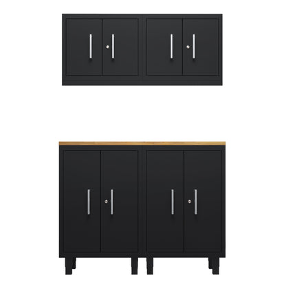 Core Plus Series 5pc Cabinet Set with Base and Wall Cabinets