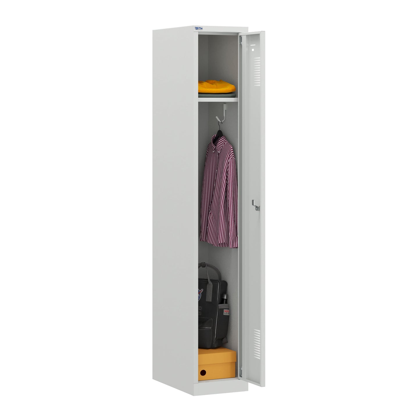 NH Series 1-Tier Premium Steel Locker with Front Vents, Heavy Duty
