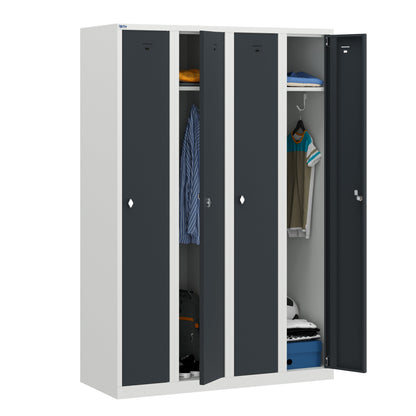VH Series Premium Steel 1-Tier Lockers, Rear Ventilated