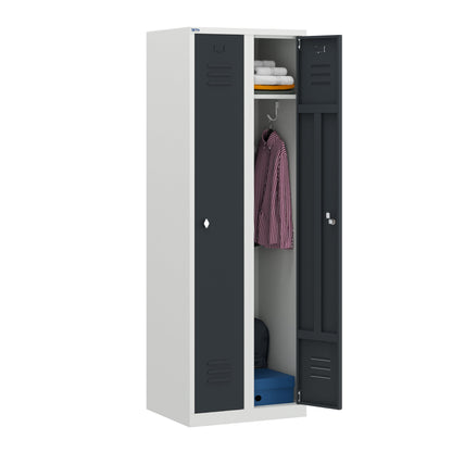 RH Series, Commercial Grade Steel 1-Tier Locker, Louver Vents, Banks of 1, 2, 3, or 4