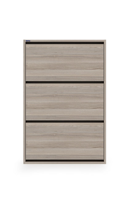3-Tier Wooden Shoe Cabinet