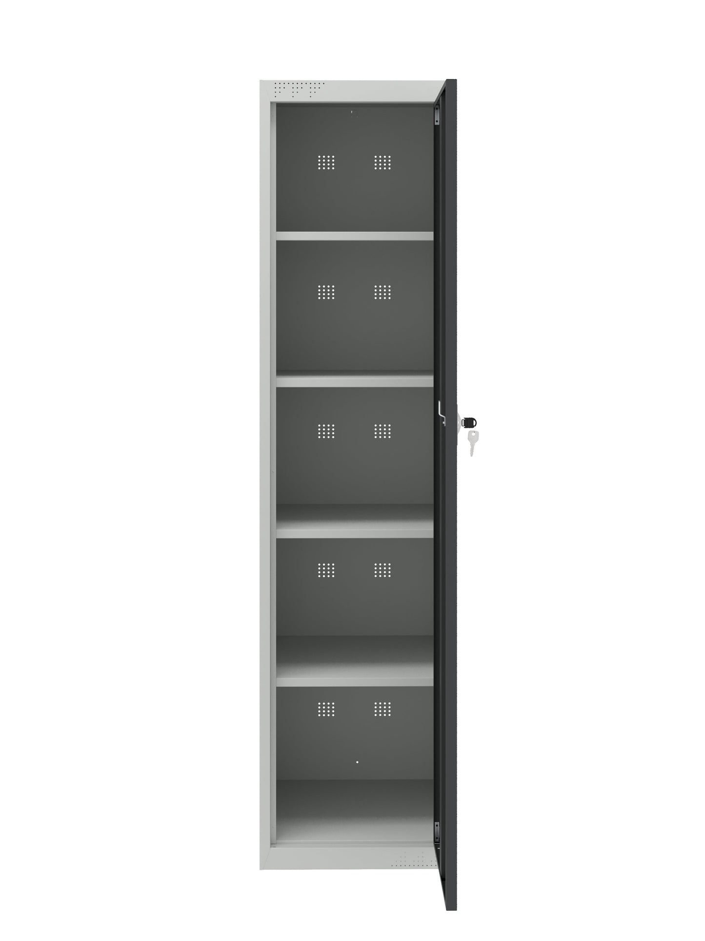 Flat-Packed Metal Storage Cabinet – Lockable, Adjustable Shelves - KDS Series