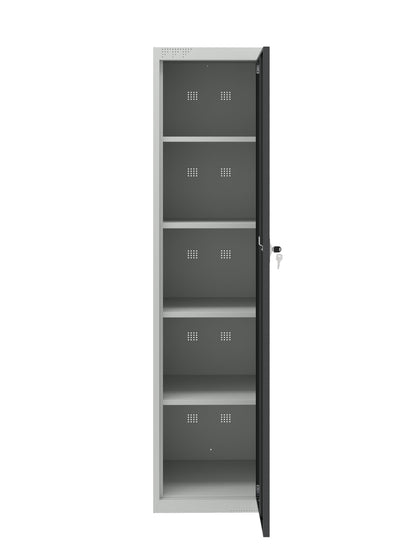 Flat-Packed Metal Storage Cabinet – Lockable, Adjustable Shelves - KDS Series
