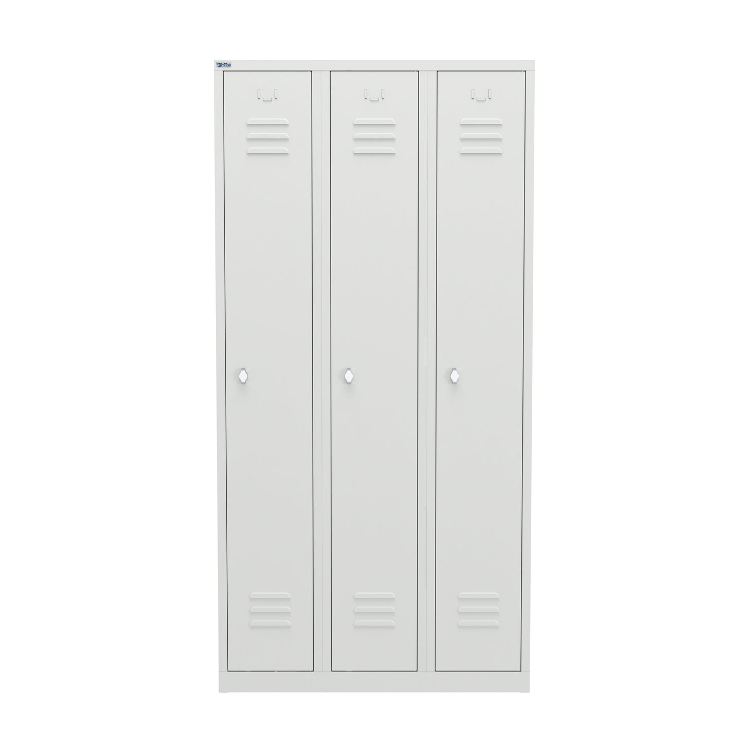 RH Series, Commercial Grade Steel 1-Tier Locker, Louver Vents, Banks of 1, 2, 3, or 4