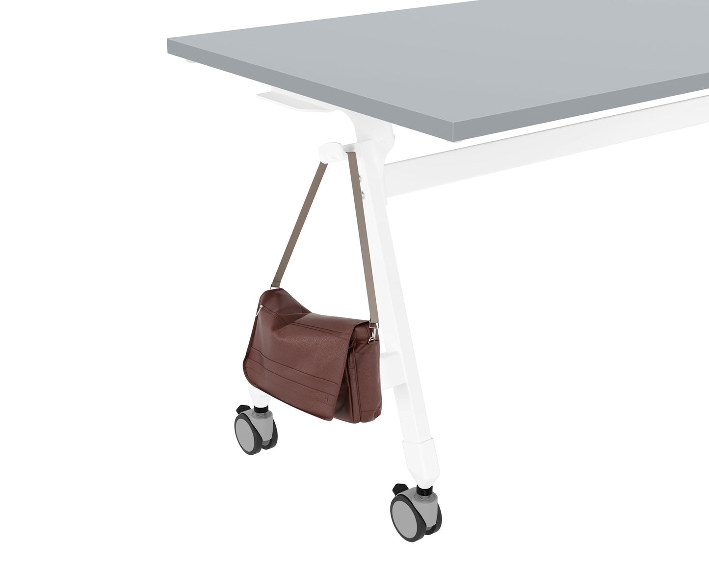 Flip-Top Training Table – Folding Desk with Locking Wheels | Multiple Top & Frame Colors
