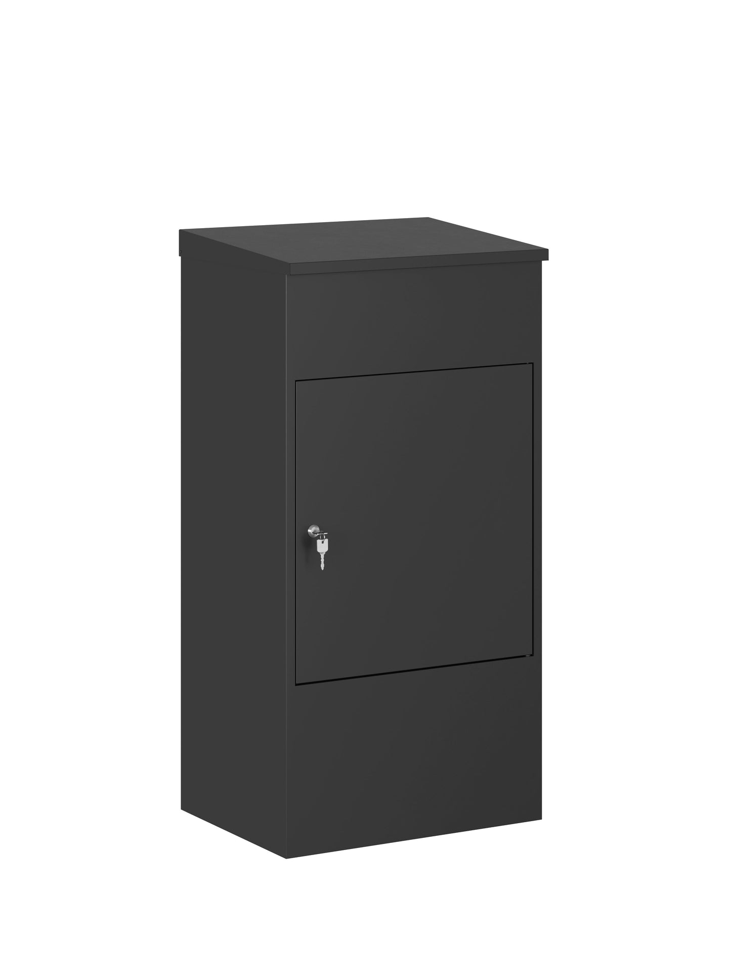 Lockable Outdoor Parcel Drop Box – Secure Package Locker with Protective Overhang | Multiple Sizes & Colors - KPD Series