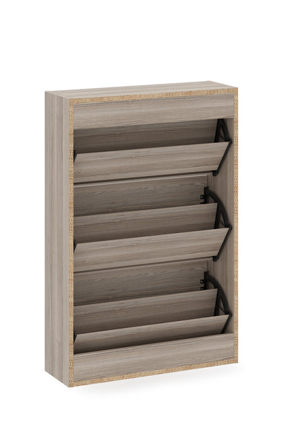 3-Tier Wooden Shoe Cabinet