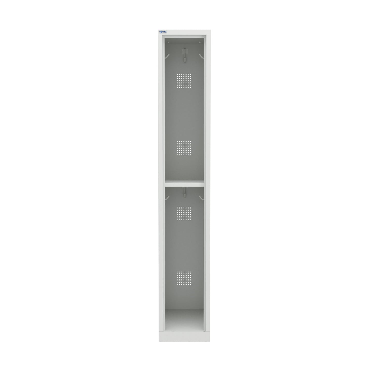 PH Series Premium Steel 2-Tier Lockers, Rear Ventilated, Name Plate Holder