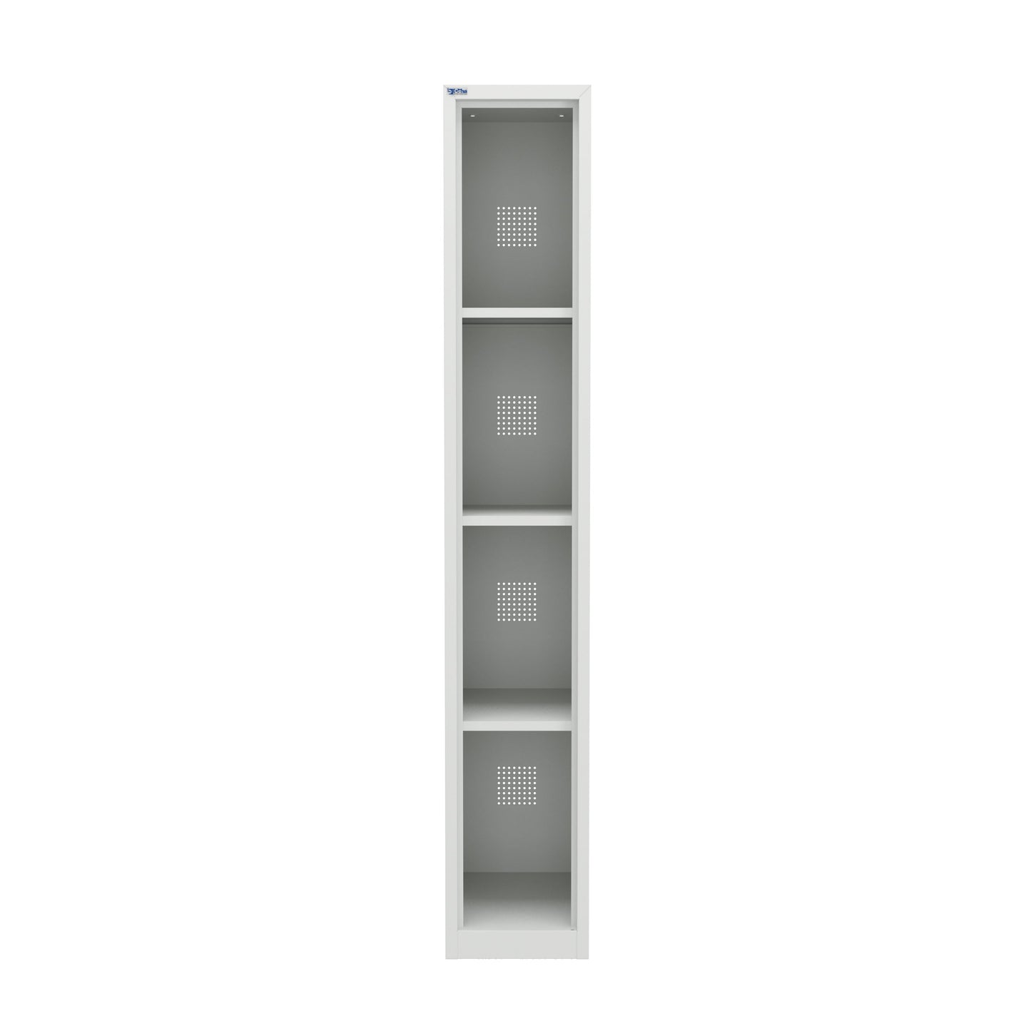 VH Series Premium Steel 4-Tier Lockers, Rear Ventilated