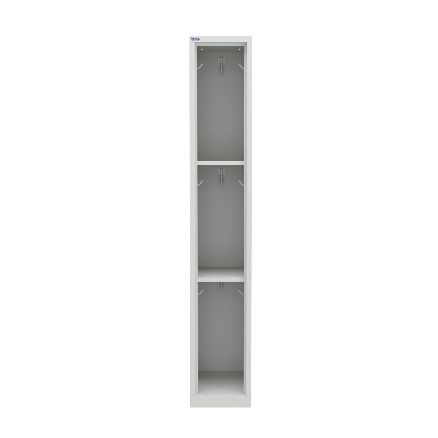 RH Series, Commercial Grade Steel 3-Tier Locker, Louver Vents, Banks of 1, 2, 3, or 4