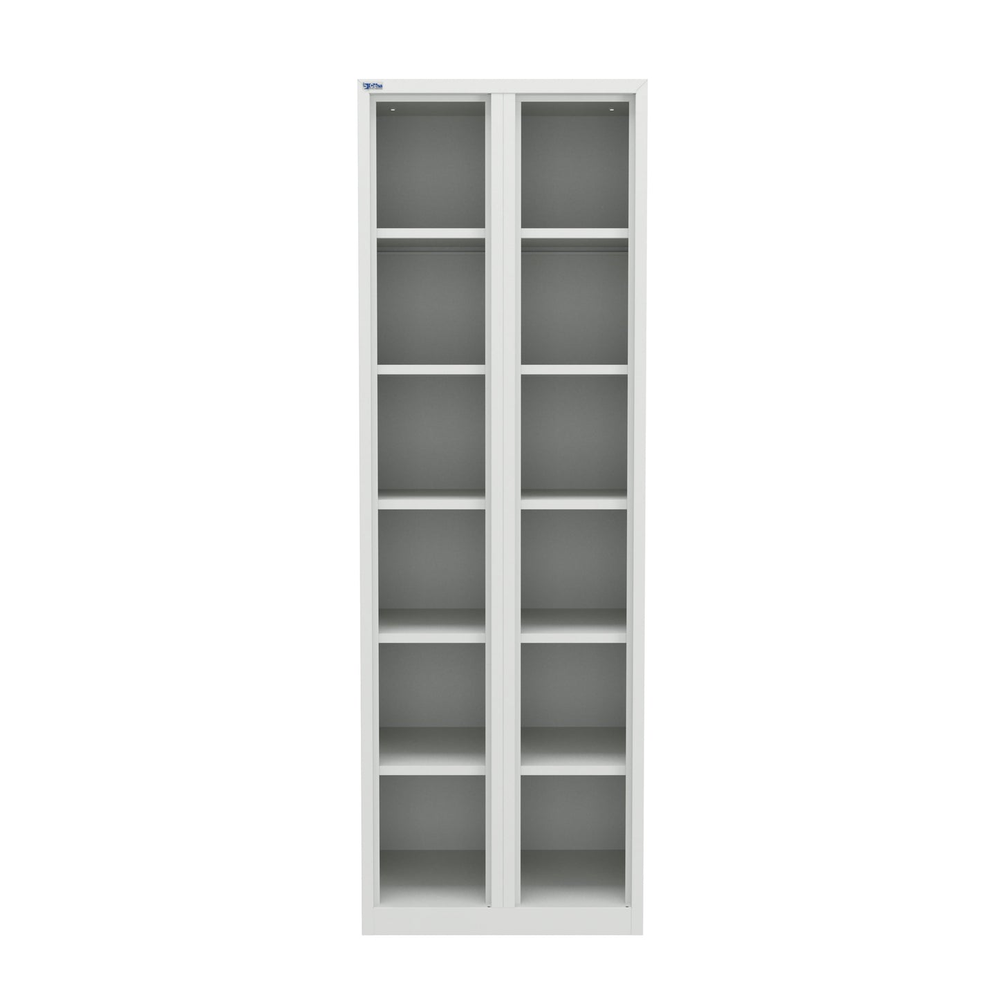 NH Series 6-Tier Premium Steel Locker with Front Vents, Heavy Duty