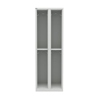 NH Series 2-Tier Premium Steel Locker with Front Vents, Heavy Duty