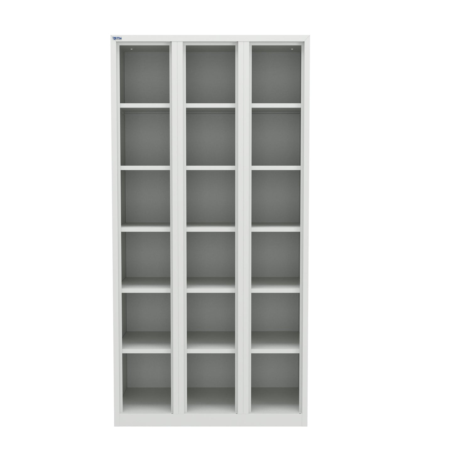 NH Series 6-Tier Premium Steel Locker with Front Vents, Heavy Duty
