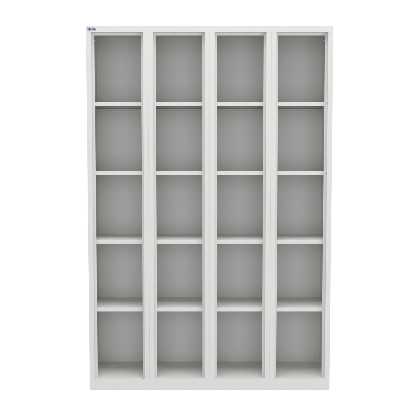 NH Series 5-Tier Premium Steel Locker with Front Vents, Heavy Duty