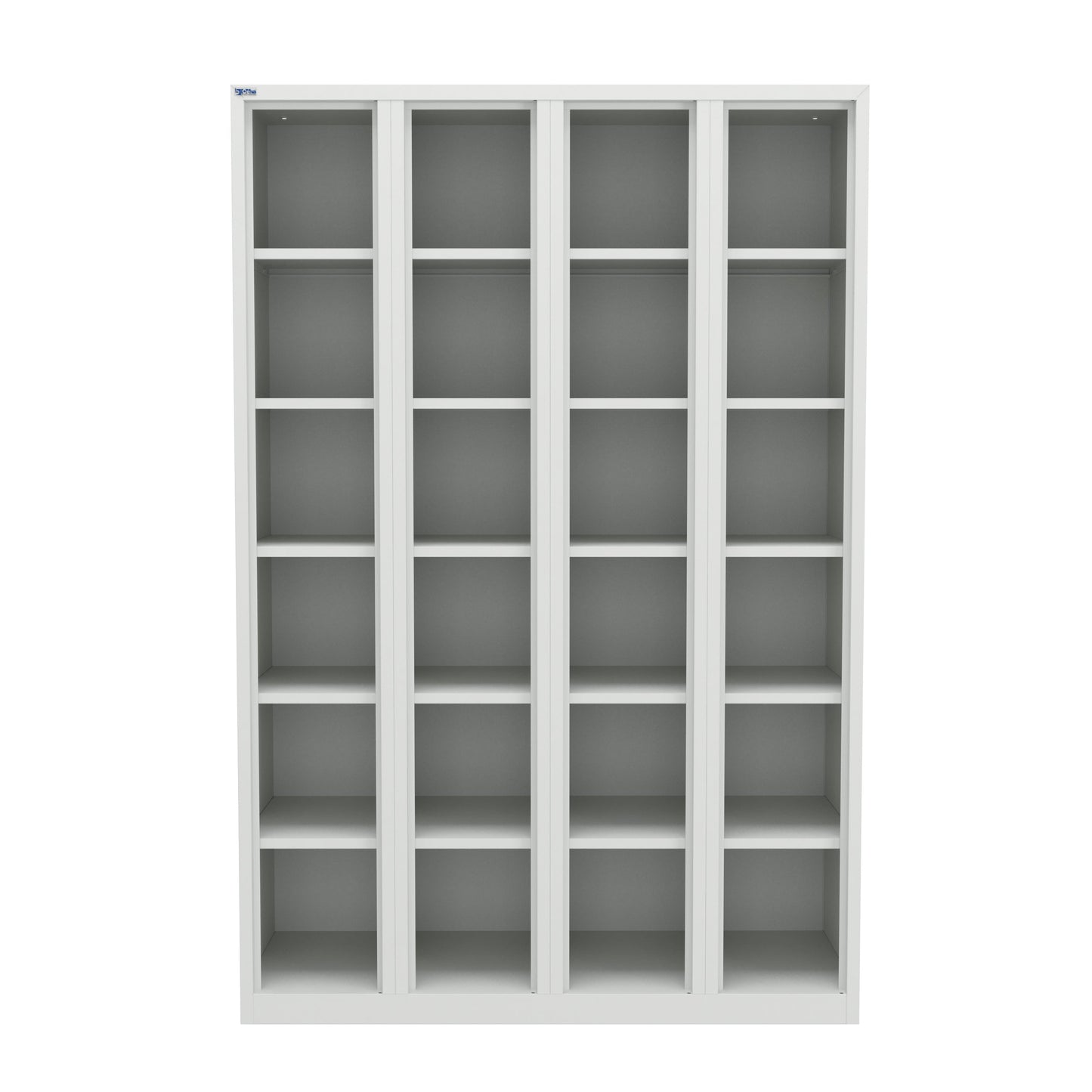 NH Series 6-Tier Premium Steel Locker with Front Vents, Heavy Duty