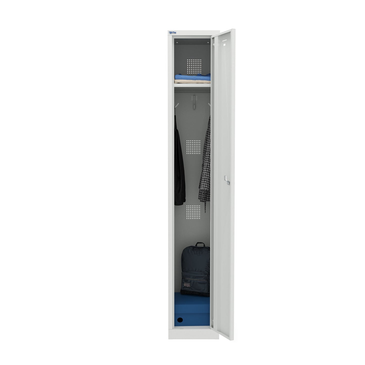 VH Series Premium Steel 1-Tier Lockers, Rear Ventilated