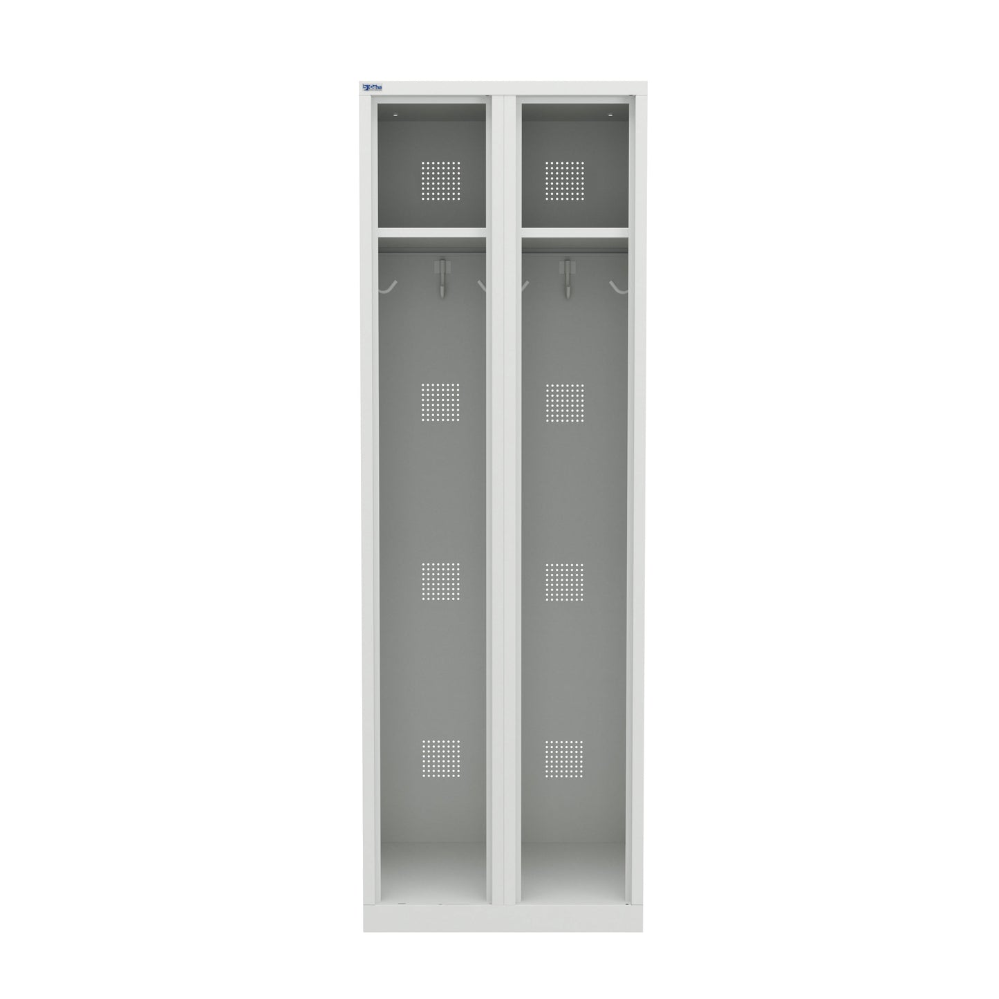 PH Series Premium Steel 1-Tier Lockers, Rear Ventilated, Name Plate Holder