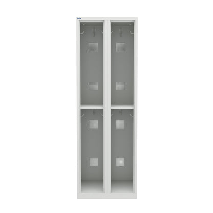 PH Series Premium Steel 2-Tier Lockers, Rear Ventilated, Name Plate Holder