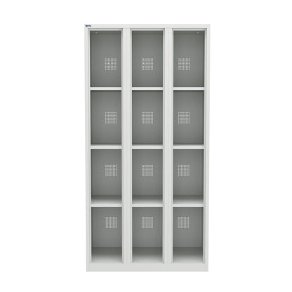 VH Series Premium Steel 4-Tier Lockers, Rear Ventilated