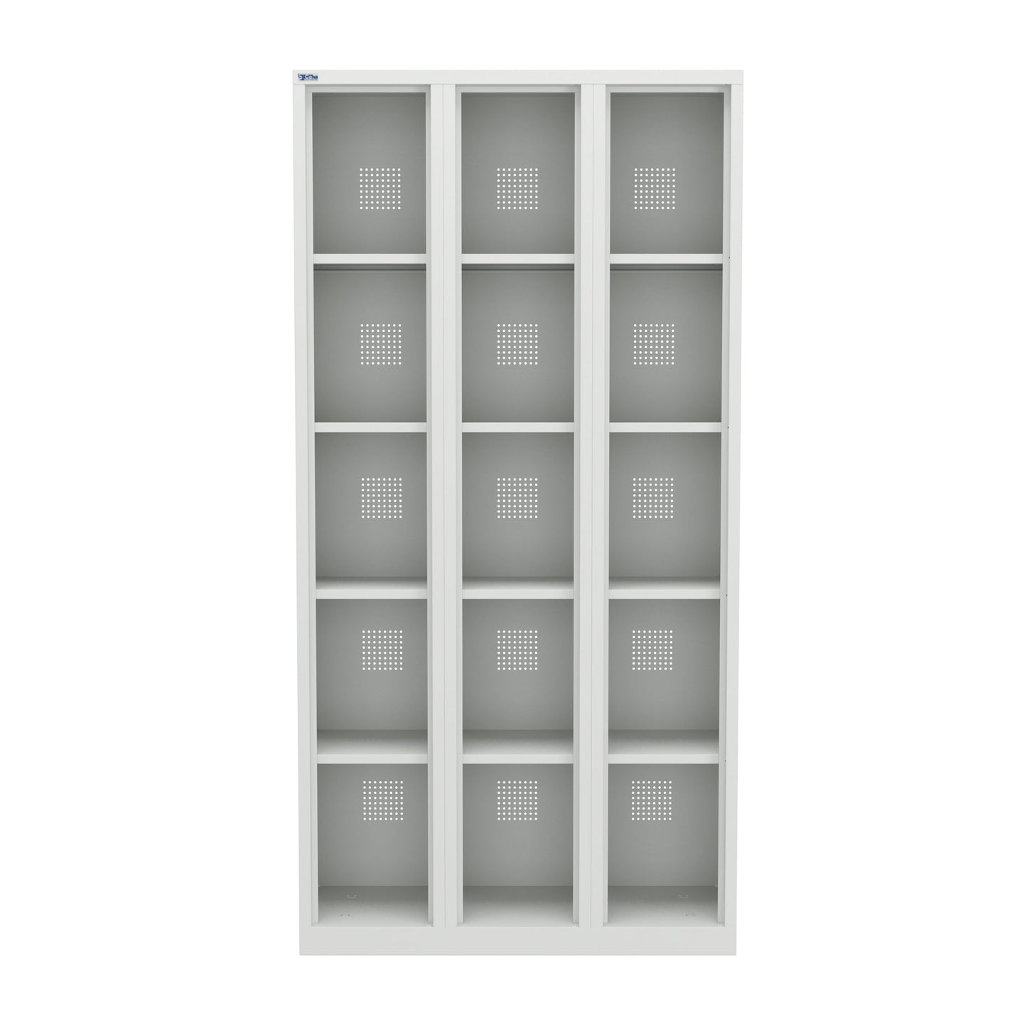 VH Series Premium Steel 5-Tier Lockers, Rear Ventilated