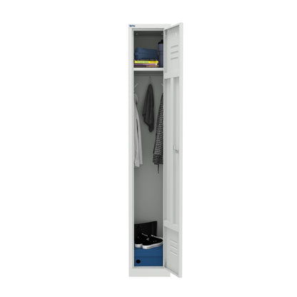 RH Series, Commercial Grade Steel 1-Tier Locker, Louver Vents, Banks of 1, 2, 3, or 4