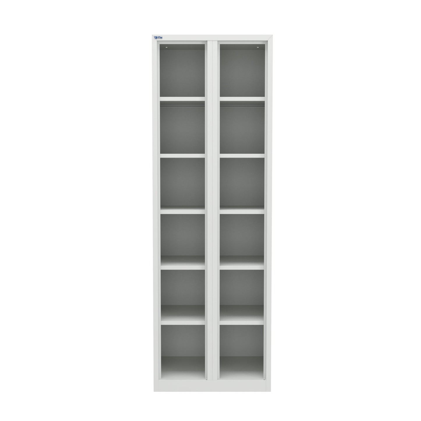 RH Series, Commercial Grade Steel 6-Tier Locker, Louver Vents, Banks of 1, 2, 3, or 4