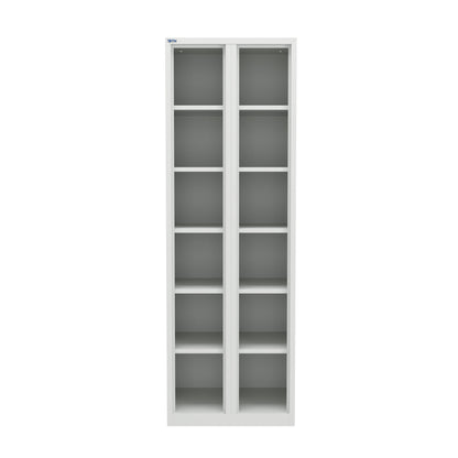 RH Series, Commercial Grade Steel 6-Tier Locker, Louver Vents, Banks of 1, 2, 3, or 4