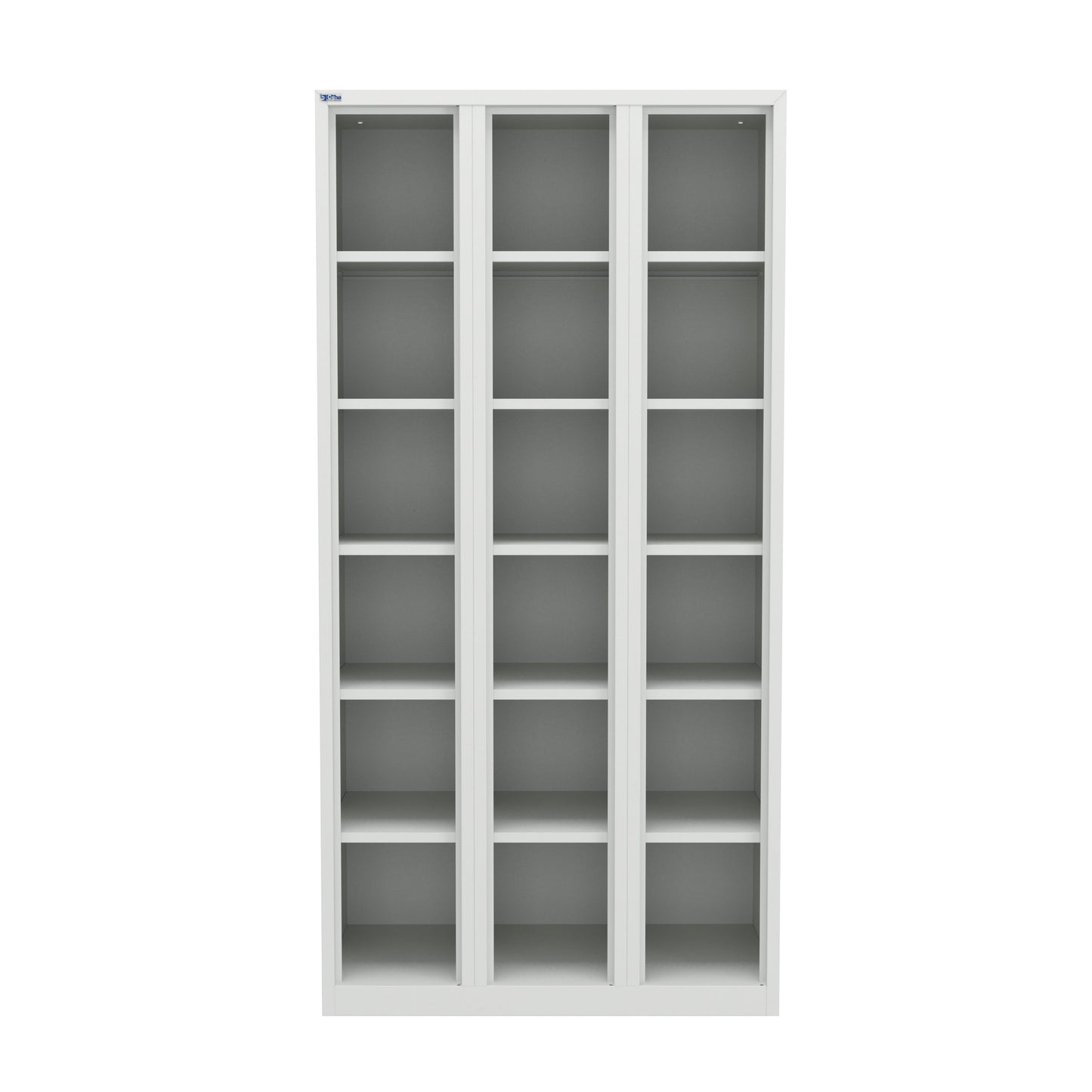 RH Series, Commercial Grade Steel 6-Tier Locker, Louver Vents, Banks of 1, 2, 3, or 4