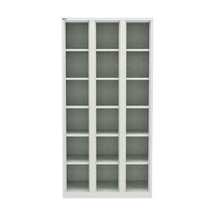 RH Series, Commercial Grade Steel 6-Tier Locker, Louver Vents, Banks of 1, 2, 3, or 4