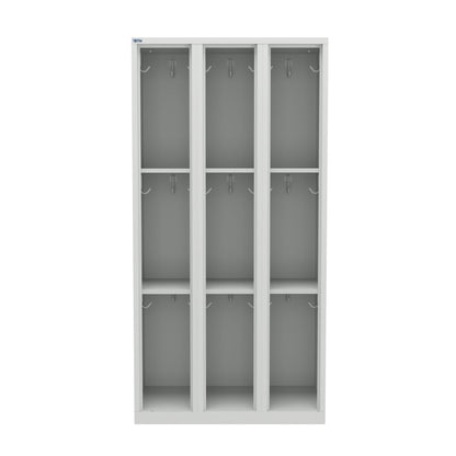 RH Series, Commercial Grade Steel 3-Tier Locker, Louver Vents, Banks of 1, 2, 3, or 4