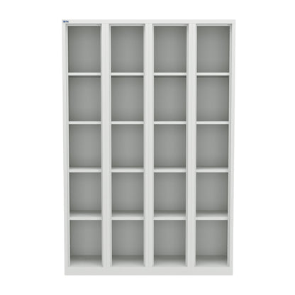 RH Series, Commercial Grade Steel 5-Tier Locker, Louver Vents, Banks of 1, 2, 3, or 4