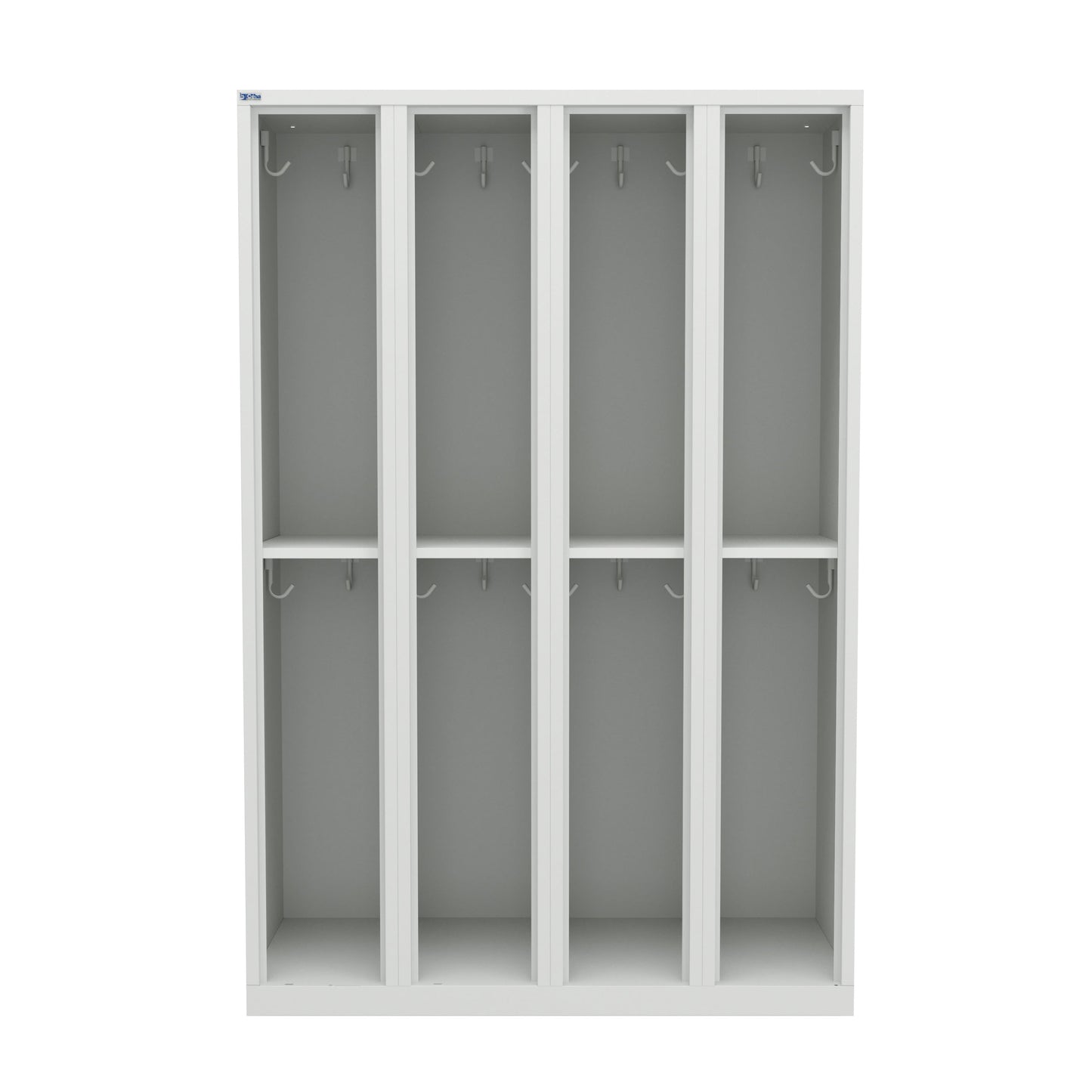 RH Series, Commercial Grade Steel 2-Tier Locker, Louver Vents, Banks of 1, 2, 3, or 4