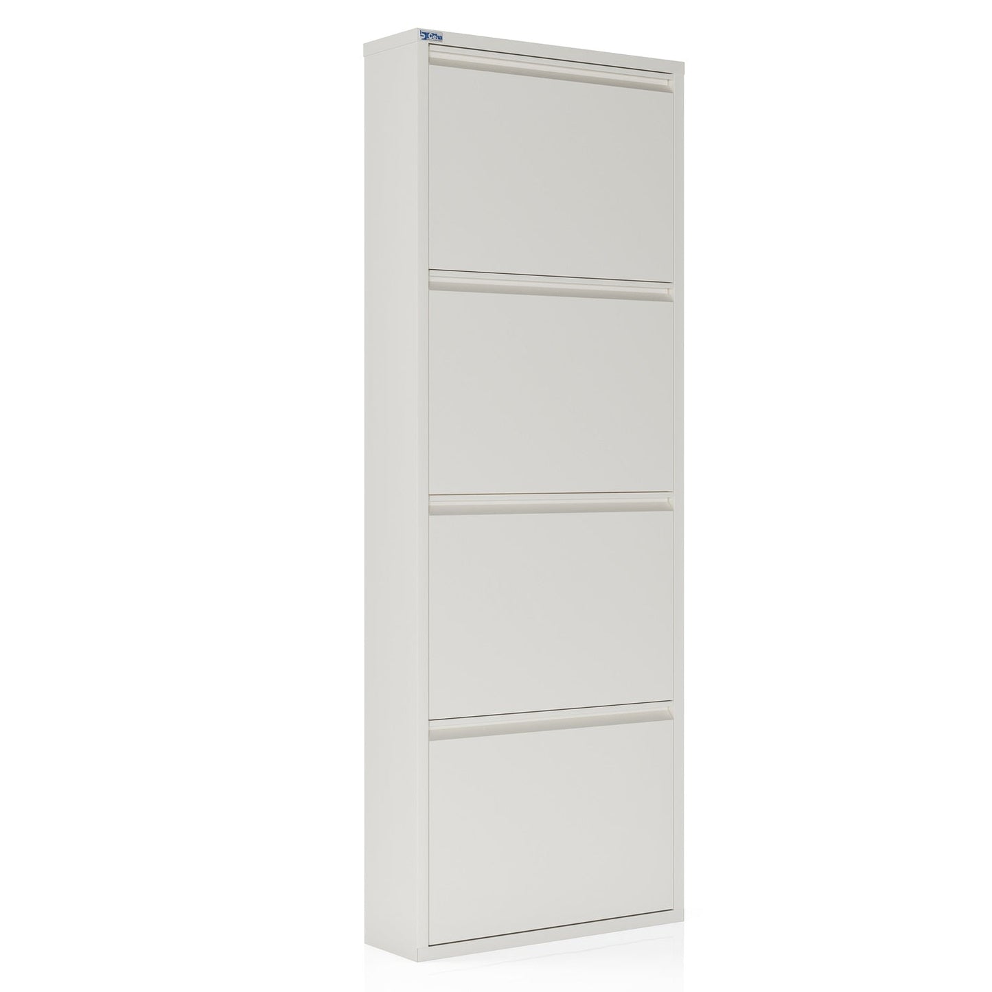 Metal Shoe Cabinet, Wall-Mountable, 3–5 Tier Storage, Multiple Ventilation Options - AYK Series