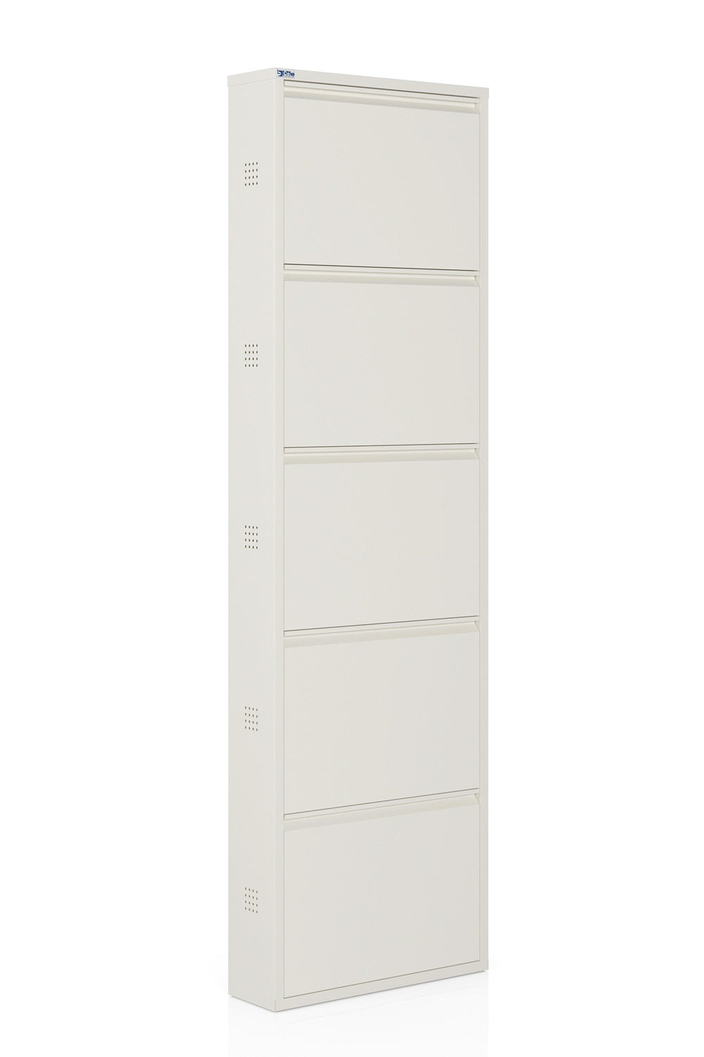 Metal Shoe Cabinet, Wall-Mountable, 3–5 Tier Storage, Multiple Ventilation Options - AYK Series