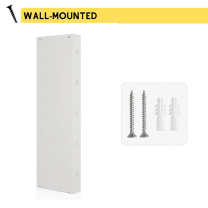 Antibacterial 5 Tier Metal Shoe Cabinet Side Holes