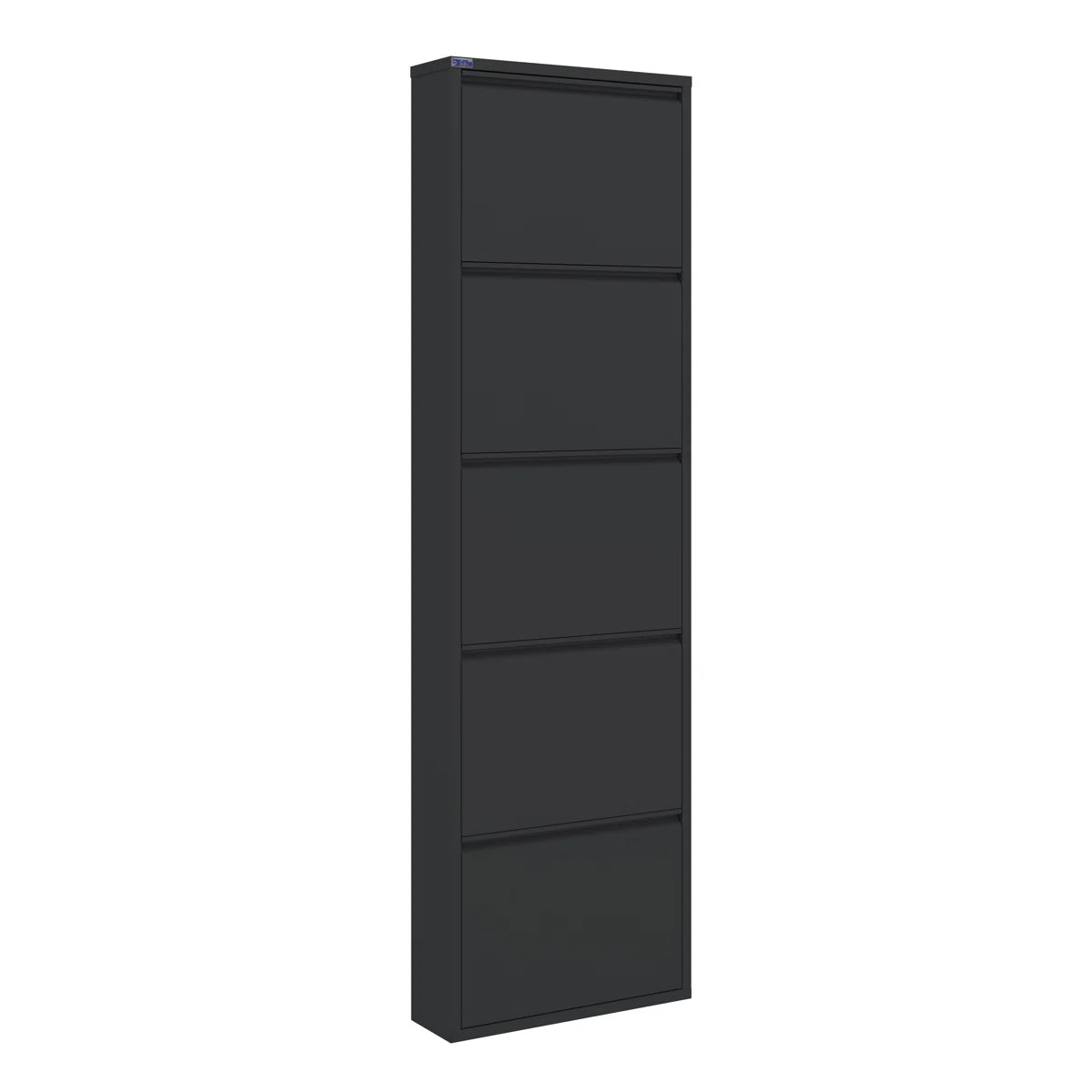 Antibacterial 5 Tier Metal Shoe Cabinet Without Holes
