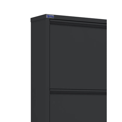 Antibacterial 5 Tier Metal Shoe Cabinet Without Holes