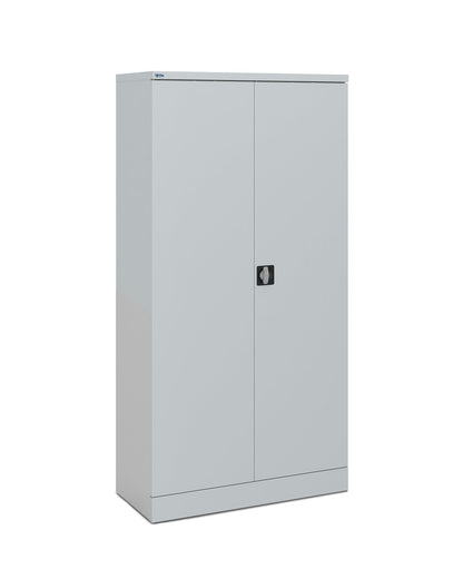 BDM Metal Storage Cabinet – Flat-Pack Design with 4 Adjustable Shelves, Locking Doors, Heavy-Duty Storage