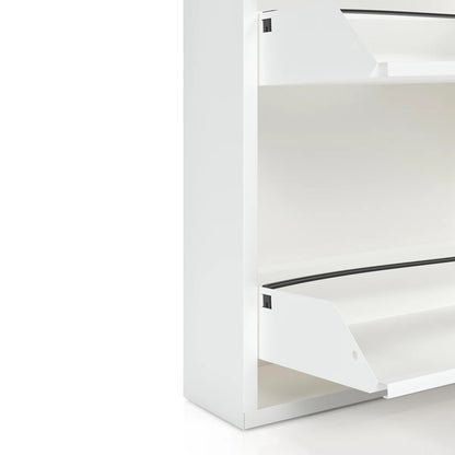 Antibacterial 4 Tier metal shoe cabinet with shelf