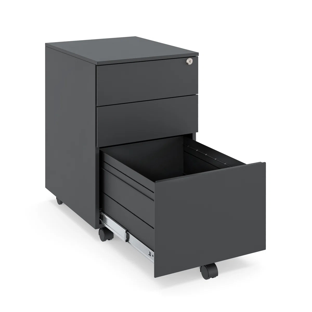 Ceha 2+1 Drawer Mobile File Cabinet with Lock