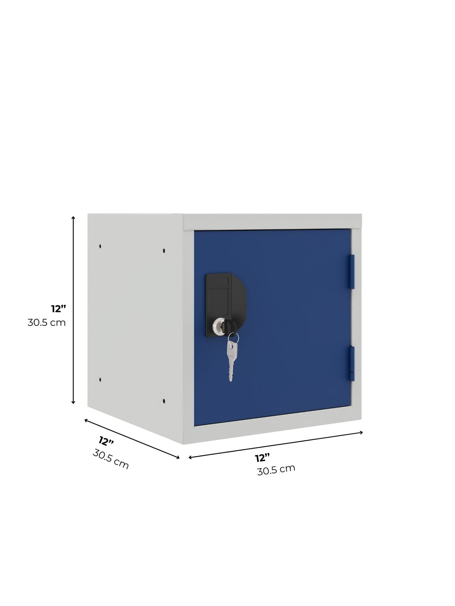 Stackable Cube Lockers, OKK Series, Lockable, 12" & 15", Multi-Color